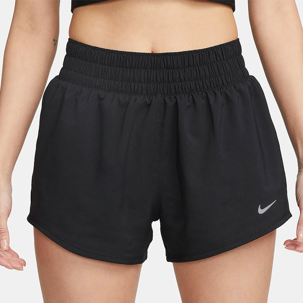 Nike Women's Dri-fit One Mid-Rise 3" Brief Lined Shorts