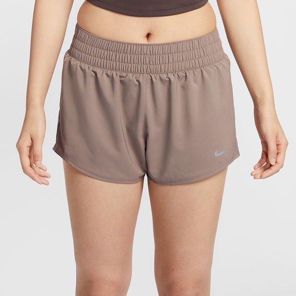 Nike Women's Dri-Fit One Mid-Rise 3" Brief-Lined Shorts