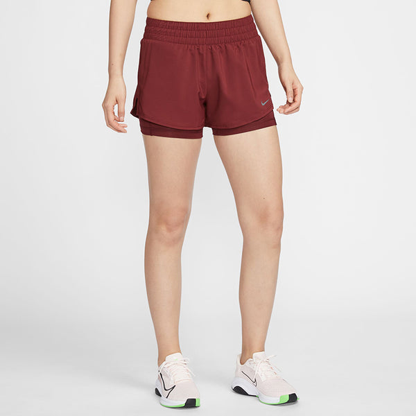 Nike Women's Dri-Fit One Mid-Rise 3" 2-in-1 Shorts