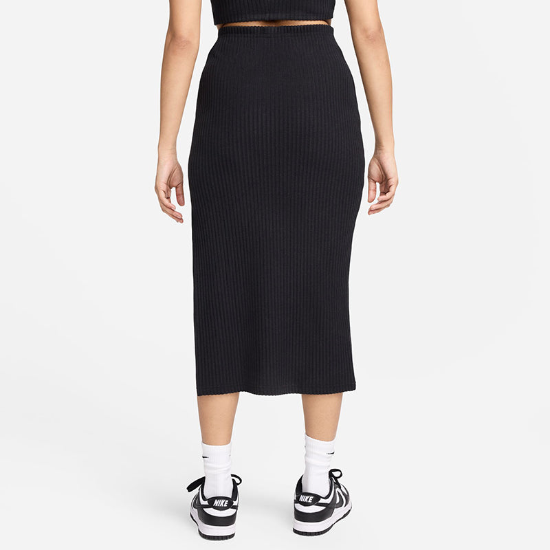 Nike Women's Sportswear Chill Knit Slim Ribbed Midi Skirt