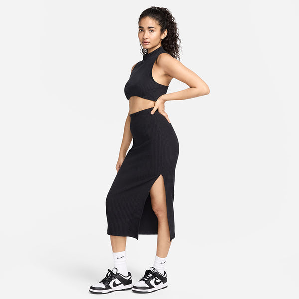 Nike Women's Sportswear Chill Knit Slim Ribbed Midi Skirt