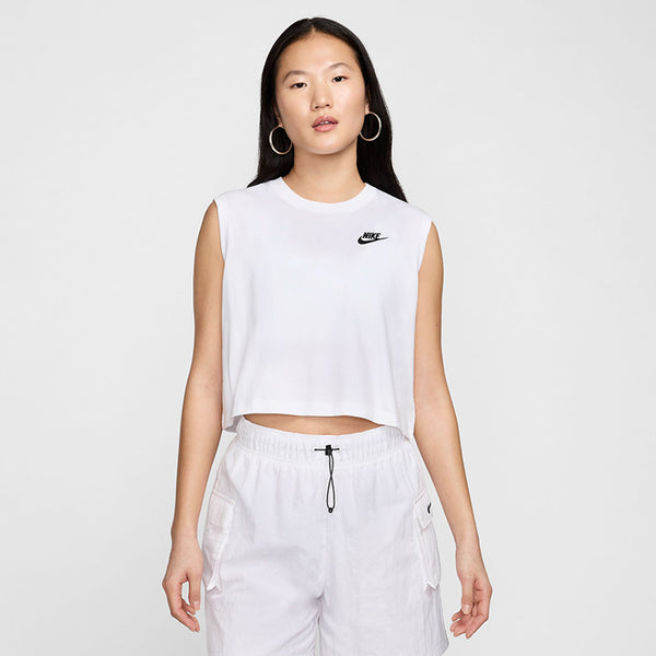 Nike Women's Sportswear Club Sleeveless Cropped Top