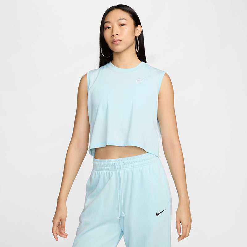 Nike Women's Sportswear Club Sleeveless Cropped Top