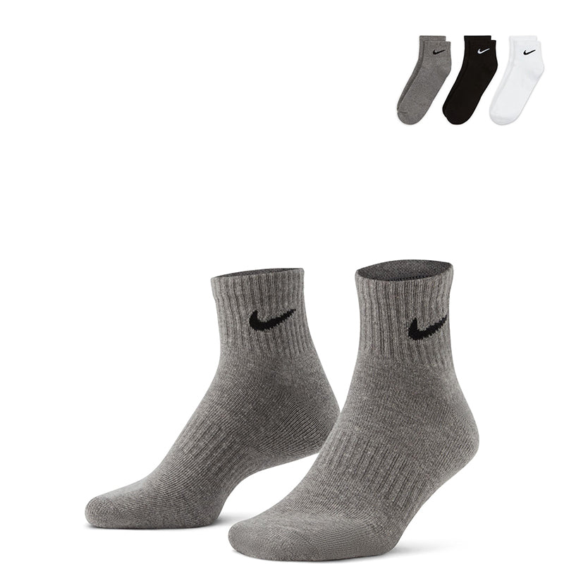 Nike Men's Everyday Cushioned Training Ankle Socks (3 P:airs)