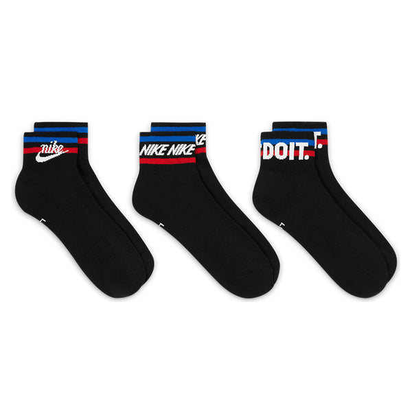 Nike Unisex Everyday Essential Ankle Socks (3 Pairs)